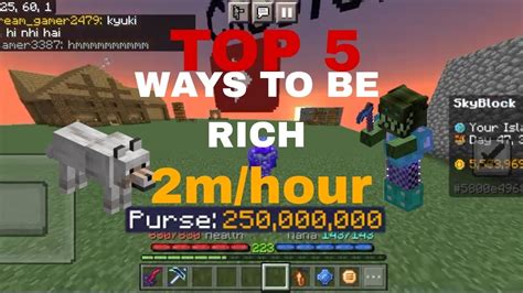 the 5 ways to make money in skyblock, explained. .